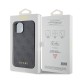 Husa pentru iPhone 15 / iPhone 14 / iPhone 13 - Guess Hardcase 4G Metal Gold Logo (GUHCP15SG4GFGR) - Grey