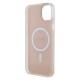 Husa pentru iPhone 15 / iPhone 14 / iPhone 13 - Guess IML Iridescent MagSafe (GUHMP15SHITSP) - Pink