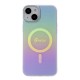 Husa pentru iPhone 15 / iPhone 14 / iPhone 13 - Guess IML Iridescent MagSafe (GUHMP15SHITSU) - Purple