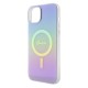 Husa pentru iPhone 15 / iPhone 14 / iPhone 13 - Guess IML Iridescent MagSafe (GUHMP15SHITSU) - Purple