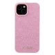 Husa pentru iPhone 15 / iPhone 14 / iPhone 13 - Guess Leather 4G Stamped (GUHCP15SP4EPMP) - Pink