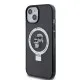 Husa pentru iPhone 15 / iPhone 14 / iPhone 13 - Karl Lagerfeld Hardcase Ring Stand MagSafe (KLHMP15SHMRSKCK) - Karl&Choupette