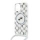 Husa pentru iPhone 15 / iPhone 14 / iPhone 13 - Karl Lagerfeld IML Crossbody MagSafe (KLHMP15SHCKCKLCT) - Clear Mono Karl&Choupette