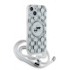 Husa pentru iPhone 15 / iPhone 14 / iPhone 13 - Karl Lagerfeld IML Crossbody MagSafe (KLHMP15SHCKCKLCT) - Clear Mono Karl&Choupette