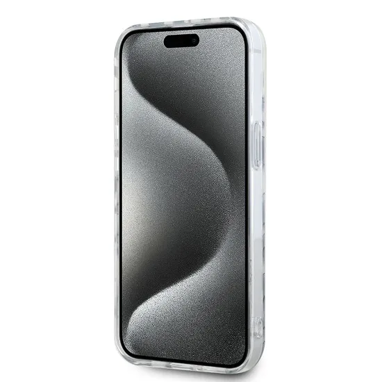 Husa pentru iPhone 15 / iPhone 14 / iPhone 13 - Karl Lagerfeld IML Luxury (KLHCP15SHZBPKCCK) - Zebra Pattern&Cord Husa pentru iPhone 15 / iPhone 14 / iPhone 13 - Karl Lagerfeld IML Luxury (KLHCP15SHZBPKCCK) - Zebra Pattern&Cord