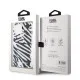 Husa pentru iPhone 15 / iPhone 14 / iPhone 13 - Karl Lagerfeld IML Luxury (KLHCP15SHZBPKCCK) - Zebra Pattern&Cord Husa pentru iPhone 15 / iPhone 14 / iPhone 13 - Karl Lagerfeld IML Luxury (KLHCP15SHZBPKCCK) - Zebra Pattern&Cord