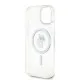 Husa pentru iPhone 15 / iPhone 14 / iPhone 13 - Karl Lagerfeld IML MagSafe (KLHMP15SHFCCNOT) - Transparent Choupette