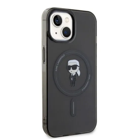 Husa pentru iPhone 15 / iPhone 14 / iPhone 13 - Karl Lagerfeld IML MagSafe (KLHMP15SHFCKNOK) - Ikonik