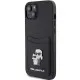 Husa pentru iPhone 15 / iPhone 14 / iPhone 13 - Karl Lagerfeld Saffiano Cardslot (KLHCP15SSAPKCNPK) - Karl&Choupette Husa pentru iPhone 15 / iPhone 14 / iPhone 13 - Karl Lagerfeld Saffiano Cardslot (KLHCP15SSAPKCNPK) - Karl&Choupette