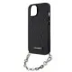 Husa pentru iPhone 15 / iPhone 14 / iPhone 13 - Karl Lagerfeld Saffiano Monogram Chain (KLHCP14SSACKLHPK) - Black Husa pentru iPhone 15 / iPhone 14 / iPhone 13 - Karl Lagerfeld Saffiano Monogram Chain (KLHCP14SSACKLHPK) - Black