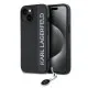 Husa pentru iPhone 15 / iPhone 14 / iPhone 13 - Karl Lagerfeld Saffiano Rhinestones&Charm (KLHCP15SPSAKDGCK) - Black Husa pentru iPhone 15 / iPhone 14 / iPhone 13 - Karl Lagerfeld Saffiano Rhinestones&Charm (KLHCP15SPSAKDGCK) - Black