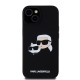 Husa pentru iPhone 15 / iPhone 14 / iPhone 13 - Karl Lagerfeld Silicone MagSafe (KLHMP15SSKCHPPLK) - Karl&Choupette
