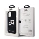 Husa pentru iPhone 15 / iPhone 14 / iPhone 13 - Karl Lagerfeld Silicone MagSafe (KLHMP15SSKCHPPLK) - Karl&Choupette