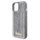 Husa pentru iPhone 15 / iPhone 14 / iPhone 13 - Sequin Script Metal (GUHCP15SPSFDGSS) - Silver