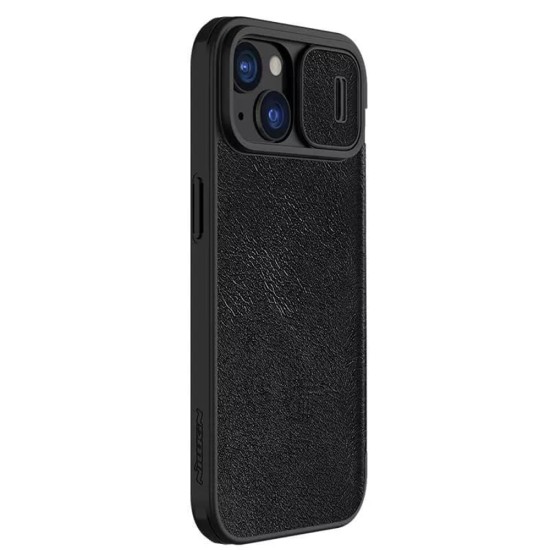 Husa pentru iPhone 15 - Nillkin QIN Leather Case - Black