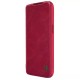 Husa pentru iPhone 15 - Nillkin QIN Leather Case - Red