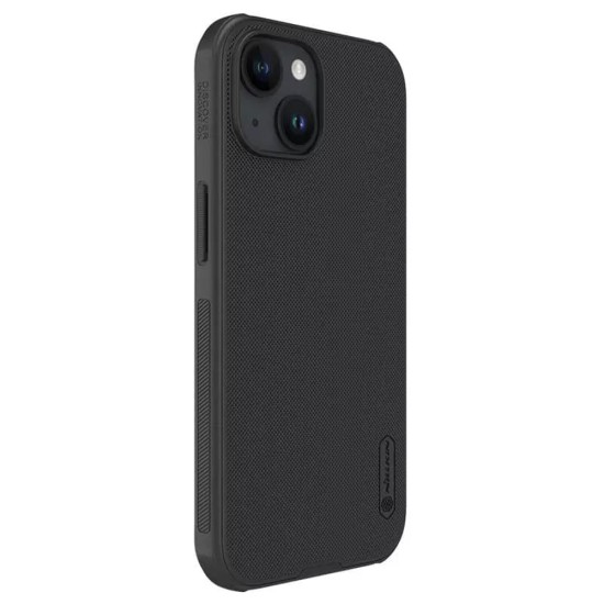 Husa pentru iPhone 15 - Nillkin Super Frosted Shield - Black