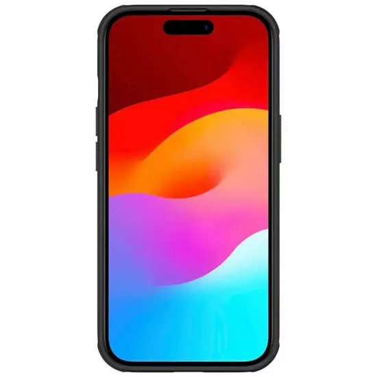 Husa pentru iPhone 15 - Nillkin Super Frosted Shield - Black Husa pentru iPhone 15 - Nillkin Super Frosted Shield - Black
