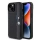 Husa pentru iPhone 15 Plus - BMW Hardcase Perforated Tricolor Line (BMHCP15M23PUPVK) - Black