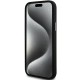 Husa pentru iPhone 15 Plus - DKNY Hardcase Liquid Silicone Metal Logo (DKHCP15MSMCBSK) - Black