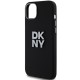 Husa pentru iPhone 15 Plus - DKNY Hardcase Liquid Silicone Metal Logo (DKHCP15MSMCBSK) - Black