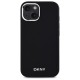 Husa pentru iPhone 15 Plus - DKNY Hardcase Plain Logo MagSafe (DKHMP15MPSCMCLK) - Black