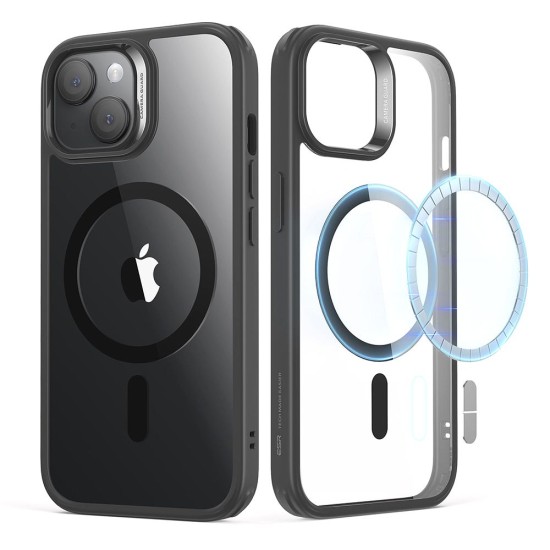 Husa pentru iPhone 15 Plus - ESR Classic Hybrid HaloLock - Clear Black