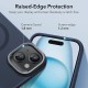 Husa pentru iPhone 15 Plus - ESR Cloud Soft HaloLock Kickstand - Dark Blue