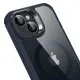 Husa pentru iPhone 15 Plus + Folie - ESR Armor Tough Kickstand HaloLock - Clear Dark Blue Husa pentru iPhone 15 Plus + Folie - ESR Armor Tough Kickstand HaloLock - Clear Dark Blue