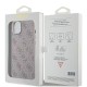 Husa pentru iPhone 15 Plus / iPhone 14 Plus - Guess 4G Collection Leather MagSafe (GUHMP15MG4GFRP) - Pink