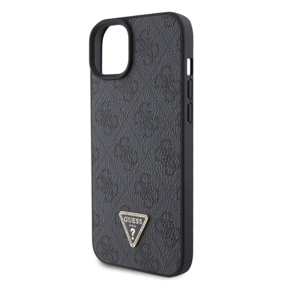 Husa pentru iPhone 15 Plus / iPhone 14 Plus - Guess Crossbody 4G Metal Logo (GUHCP15MP4TDSCPK) - Black