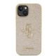 Husa pentru iPhone 15 Plus / iPhone 14 Plus - Guess Glitter Script Big 4G (GUHCP15MHG4SGD) - Gold