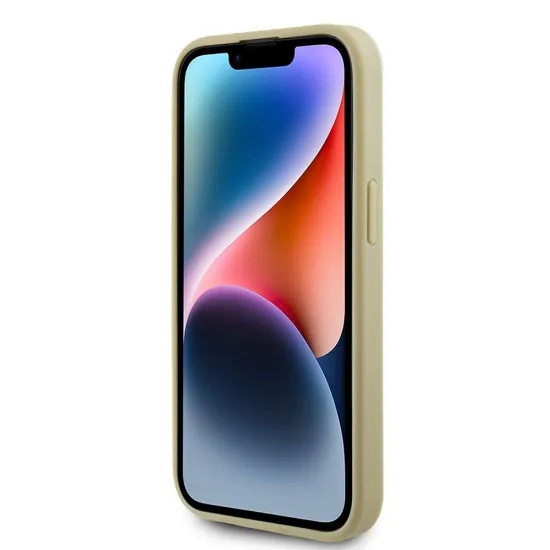 Husa pentru iPhone 15 Plus / iPhone 14 Plus - Guess Glitter Script Big 4G (GUHCP15MHG4SGD) - Gold Husa pentru iPhone 15 Plus / iPhone 14 Plus - Guess Glitter Script Big 4G (GUHCP15MHG4SGD) - Gold