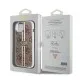 Husa pentru iPhone 15 Plus / iPhone 14 Plus - Guess Hardcase IML 4G Gold Stripe (GUHCP15MH4PSEGW) - Brown Husa pentru iPhone 15 Plus / iPhone 14 Plus - Guess Hardcase IML 4G Gold Stripe (GUHCP15MH4PSEGW) - Brown