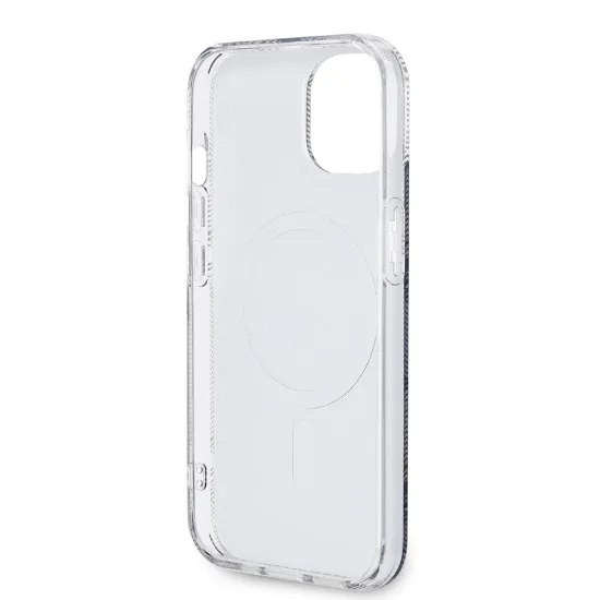 Husa pentru iPhone 15 Plus / iPhone 14 Plus - Guess IML GCube MagSafe (GUHMP15MHGCUSTGK) - Black Husa pentru iPhone 15 Plus / iPhone 14 Plus - Guess IML GCube MagSafe (GUHMP15MHGCUSTGK) - Black