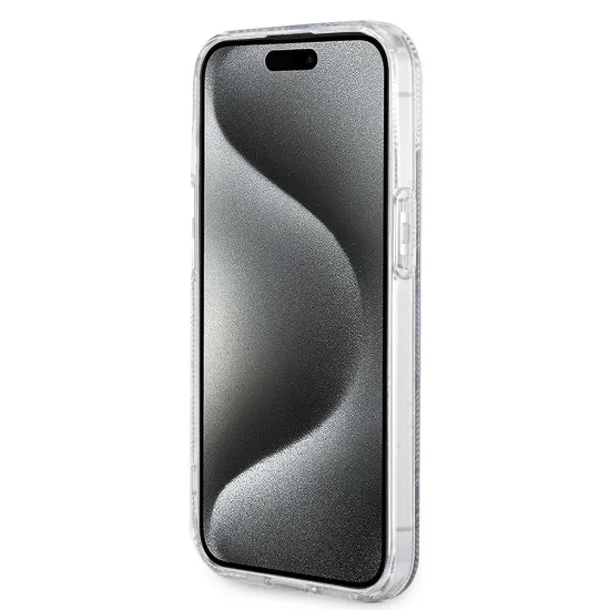 Husa pentru iPhone 15 Plus / iPhone 14 Plus - Guess IML GCube MagSafe (GUHMP15MHGCUSTGK) - Black Husa pentru iPhone 15 Plus / iPhone 14 Plus - Guess IML GCube MagSafe (GUHMP15MHGCUSTGK) - Black