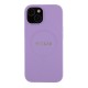 Husa pentru iPhone 15 Plus / iPhone 14 Plus - Guess Saffiano MagSafe (GUHMP15MPSAHMCU) - Purple