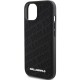 Husa pentru iPhone 15 Plus / iPhone 14 Plus - Karl Lagerfeld Diagonal Quilted K Pattern (KLHCP15MPQKPMK) - Black