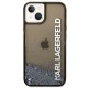 Husa pentru iPhone 15 Plus / iPhone 14 Plus - Karl Lagerfeld Hardcase Liquid Glitter (KLHCP14MLCKVK) - Elong