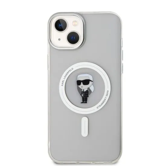 Husa pentru iPhone 15 Plus / iPhone 14 Plus - Karl Lagerfeld IML MagSafe (KLHMP15MHFCKNOT) - Transparent Ikonik Husa pentru iPhone 15 Plus / iPhone 14 Plus - Karl Lagerfeld IML MagSafe (KLHMP15MHFCKNOT) - Transparent Ikonik