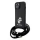 Husa pentru iPhone 15 Plus / iPhone 14 Plus - Karl Lagerfeld Saffiano Crossbody (KLHCP15MSAKCPSK) - Metal Pin Karl&Choupette Husa pentru iPhone 15 Plus / iPhone 14 Plus - Karl Lagerfeld Saffiano Crossbody (KLHCP15MSAKCPSK) - Metal Pin Karl&Choupette