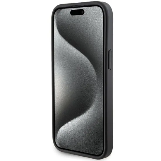 Husa pentru iPhone 15 Plus / iPhone 14 Plus - Karl Lagerfeld Saffiano Gripstand (KLHCP15MGSAKCPK) - Karl&Choupette Pins Husa pentru iPhone 15 Plus / iPhone 14 Plus - Karl Lagerfeld Saffiano Gripstand (KLHCP15MGSAKCPK) - Karl&Choupette Pins