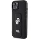 Husa pentru iPhone 15 Plus / iPhone 14 Plus - Karl Lagerfeld Saffiano Gripstand (KLHCP15MGSAKCPK) - Karl&Choupette Pins Husa pentru iPhone 15 Plus / iPhone 14 Plus - Karl Lagerfeld Saffiano Gripstand (KLHCP15MGSAKCPK) - Karl&Choupette Pins