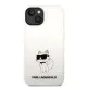 Husa pentru iPhone 15 Plus / iPhone 14 Plus - Karl Lagerfeld Silicone (KLHCP14MSNCHBCH) - White Choupette Husa pentru iPhone 15 Plus / iPhone 14 Plus - Karl Lagerfeld Silicone (KLHCP14MSNCHBCH) - White Choupette