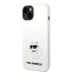 Husa pentru iPhone 15 Plus / iPhone 14 Plus - Karl Lagerfeld Silicone (KLHCP14MSNCHBCH) - White Choupette Husa pentru iPhone 15 Plus / iPhone 14 Plus - Karl Lagerfeld Silicone (KLHCP14MSNCHBCH) - White Choupette