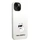 Husa pentru iPhone 15 Plus / iPhone 14 Plus - Karl Lagerfeld Silicone (KLHCP14MSNCHBCH) - White Choupette Husa pentru iPhone 15 Plus / iPhone 14 Plus - Karl Lagerfeld Silicone (KLHCP14MSNCHBCH) - White Choupette