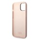 Husa pentru iPhone 15 Plus / iPhone 14 Plus - Karl Lagerfeld Silicone (KLHCP14MSNIKBCP) - Pink Ikonik