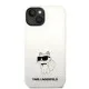 Husa pentru iPhone 15 Plus / iPhone 14 Plus - Karl Lagerfeld Silicone MagSafe (KLHMP14MSNCHBCH) - White Choupette Husa pentru iPhone 15 Plus / iPhone 14 Plus - Karl Lagerfeld Silicone MagSafe (KLHMP14MSNCHBCH) - White Choupette