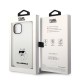 Husa pentru iPhone 15 Plus / iPhone 14 Plus - Karl Lagerfeld Silicone MagSafe (KLHMP14MSNCHBCH) - White Choupette