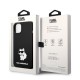 Husa pentru iPhone 15 Plus / iPhone 14 Plus - Karl Lagerfeld Silicone MagSafe (KLHMP14MSNCHBCK) - Choupette